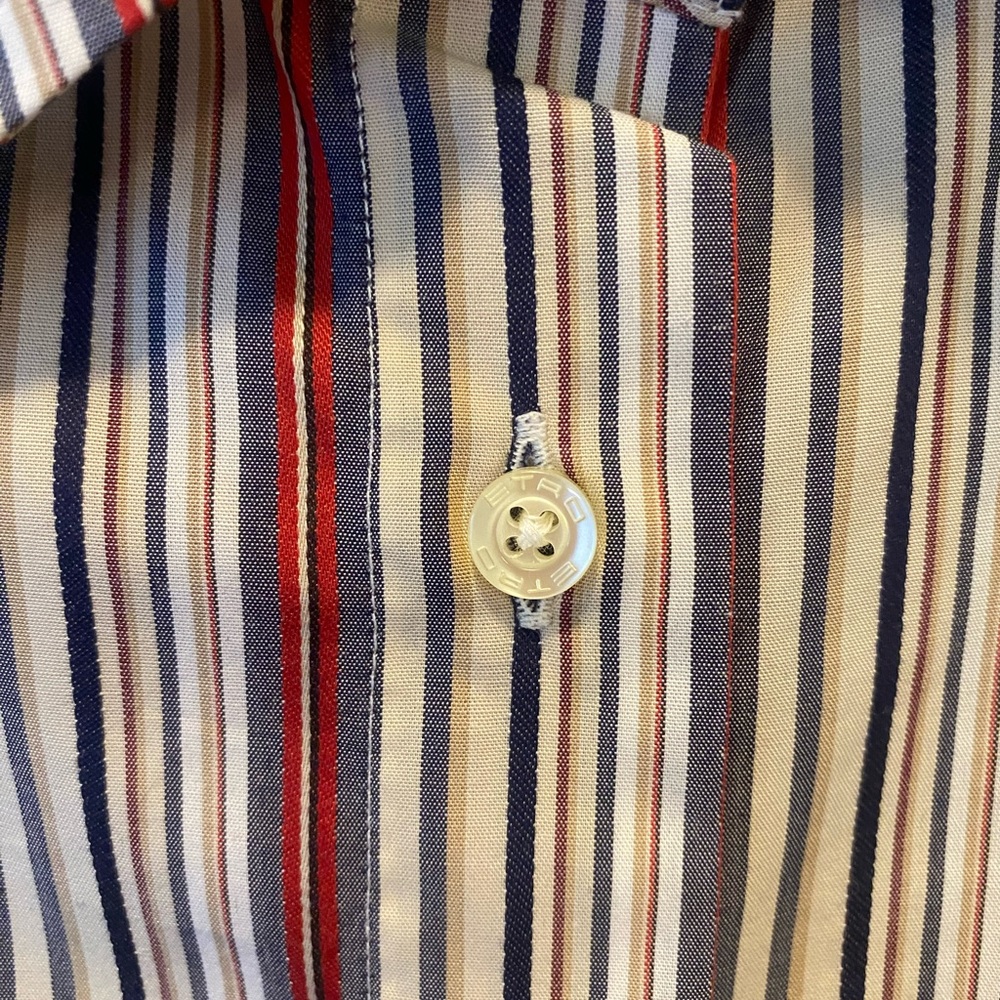 Striped Etro Button Down - Picture 3 of 4